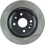 StopTech Power Slot 01-05 Mazda Miata Sport Suspension/Turbo SportStop Slotted Rear Left Rotor thumbnail 2