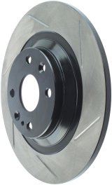 StopTech Power Slot 01-05 Mazda Miata Sport Suspension/Turbo SportStop Slotted Rear Left Rotor thumbnail 4