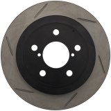 StopTech Power Slot 02-05 WRX Rear Left SportStop Slotted Rotor thumbnail 1