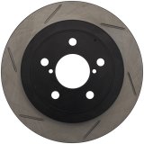 StopTech Power Slot 02-05 WRX Rear Right SportStop Slotted Rotor thumbnail 1