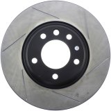 StopTech Power Slot 07-10 Audi Q7 / 03-10 Porsche Cayenne Left Front Slotted Rotor thumbnail 2