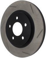 StopTech Power Slot 05-10 Mustang V6/4.0L / GT V8-4.6L Rear Left Slotted Rotor thumbnail 5