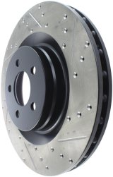 StopTech SportStop 06-09 Chrysler SRT-8 Front Left Drilled & Slotted Rotor thumbnail 5