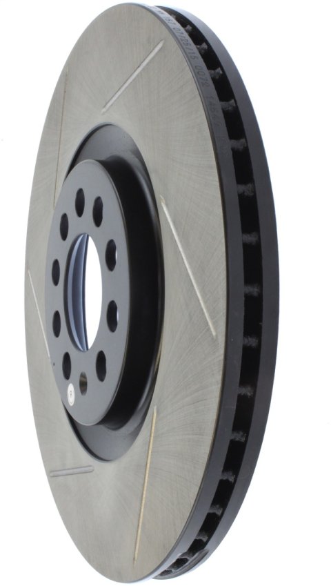 StopTech Power Slot 3/99-06 Audi TT/00-06 TT Quattro / 03-05 VW Golf GTi Right Front Slotted Rotor thumbnail 2