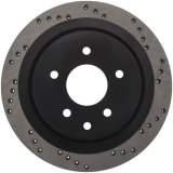 StopTech 08-09 Infiniti EX35 / 05-08 G35 / 09 G37 / 06-09 M35/M45 Drilled Right Rear Rotor thumbnail 2