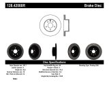 StopTech 08-09 Infiniti EX35 / 05-08 G35 / 09 G37 / 06-09 M35/M45 Drilled Right Rear Rotor thumbnail 3