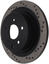 StopTech 08-09 Infiniti EX35 / 05-08 G35 / 09 G37 / 06-09 M35/M45 Drilled Right Rear Rotor thumbnail 7