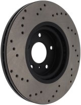 StopTech 08-09 Infiniti EX35 / 05-08 G35 / 09 G37 / 06-09 M35/M45 Drilled Right Front Rotor thumbnail 1
