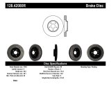 StopTech 08-09 Infiniti EX35 / 05-08 G35 / 09 G37 / 06-09 M35/M45 Drilled Right Front Rotor thumbnail 3
