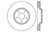 StopTech 08-09 Infiniti EX35 / 05-08 G35 / 09 G37 / 06-09 M35/M45 Drilled Right Front Rotor thumbnail 4