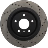 StopTech 08-09 Infiniti EX35 / 05-08 G35 / 09 G37 / 06-09 M35/M45 Drilled Left Front Rotor thumbnail 2