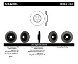 StopTech 08-09 Infiniti EX35 / 05-08 G35 / 09 G37 / 06-09 M35/M45 Drilled Left Front Rotor thumbnail 3