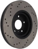 StopTech 08-09 Infiniti EX35 / 05-08 G35 / 09 G37 / 06-09 M35/M45 Drilled Left Front Rotor thumbnail 6
