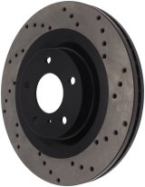 StopTech 08-09 Infiniti EX35 / 05-08 G35 / 09 G37 / 06-09 M35/M45 Drilled Left Front Rotor thumbnail 7