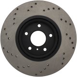 StopTech 08-09 Infiniti EX35 / 05-08 G35 / 09 G37 / 06-09 M35/M45 Drilled Left Front Rotor thumbnail 8
