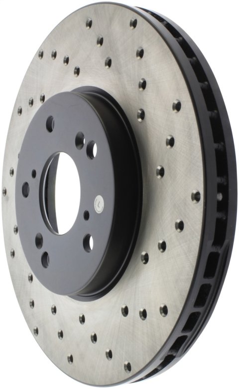 StopTech 99-08 Acura TL (STD Caliber) / 01-03 CL / 04-09 TSX Cross Drilled Left Front Rotor thumbnail 6