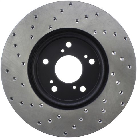 StopTech 99-08 Acura TL (STD Caliber) / 01-03 CL / 04-09 TSX Cross Drilled Left Front Rotor thumbnail 7