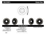 StopTech 05-10 Ford Mustang V6/4.0L / GT V8/4.6L Cross Drilled Left Rear Rotor thumbnail 3