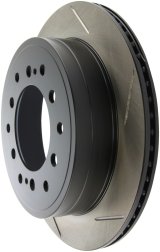 StopTech Power Slot 01-07 Toyota Sequoia/03-09 4 Runner / 03-09 Lexus GX470 Slotted Left Rear Rotor thumbnail 4