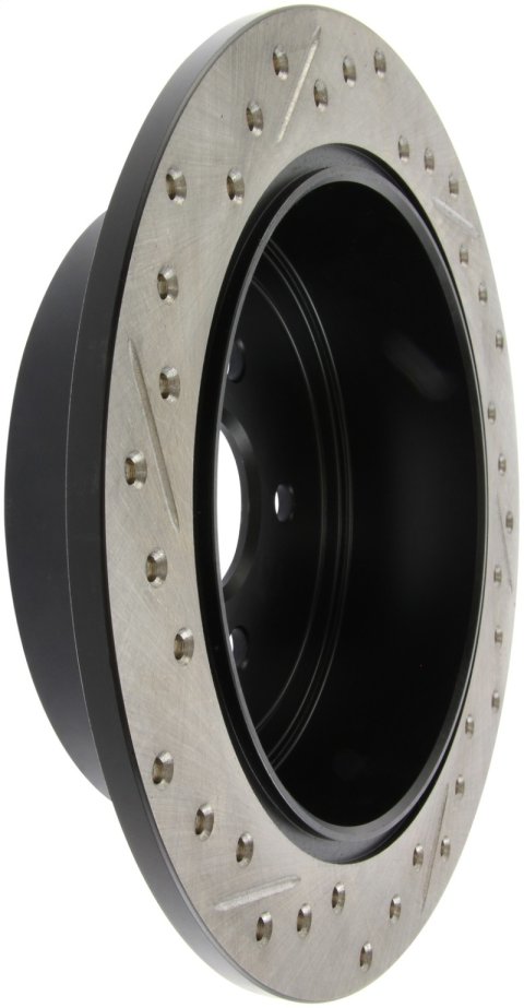 StopTech 08-10 Impreza WRX (Exc STi)/08-10 Impreza Coupe/Sedan Slotted & Drilled Left Rear Rotor thumbnail 6