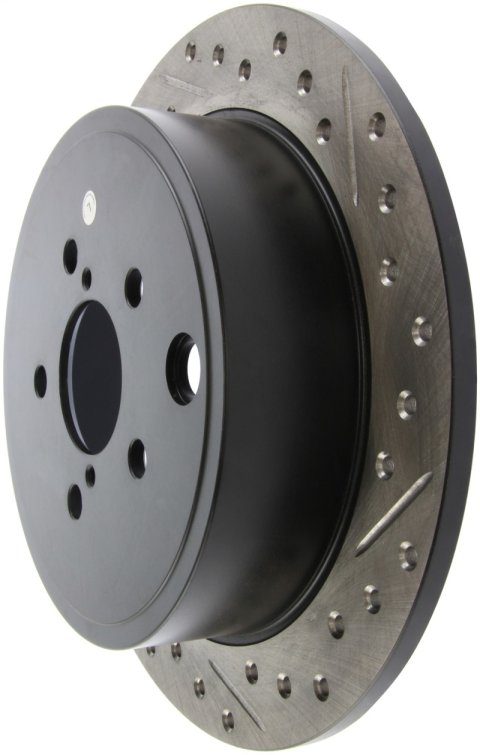 StopTech 08-10 Impreza WRX (Exc STi)/08-10 Impreza Coupe/Sedan Slotted & Drilled Left Rear Rotor thumbnail 7