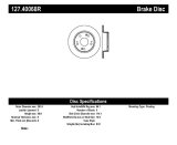StopTech 09-10 Acura TSX / 08-10 Honda Accord Coupe/05-10 Sedan Right Rear Slotted & Drilled Rotor thumbnail 3