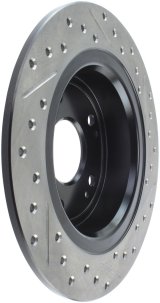 StopTech 09-10 Acura TSX / 08-10 Honda Accord Coupe/05-10 Sedan Right Rear Slotted & Drilled Rotor thumbnail 6