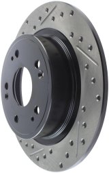 StopTech 09-10 Acura TSX / 08-10 Honda Accord Coupe/05-10 Sedan Right Rear Slotted & Drilled Rotor thumbnail 7
