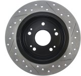 StopTech 09-10 Acura TSX / 08-10 Honda Accord Coupe/05-10 Sedan Right Rear Slotted & Drilled Rotor thumbnail 8