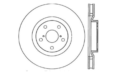 StopTech 5/93-98 Toyota Supra Turbo Right Front Slotted & Drilled Rotor thumbnail 4