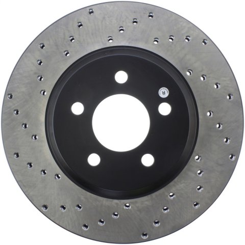 StopTech Power Slot 05-10 Mustang GT V8-4.6L Front Right Drilled Rotor thumbnail 1
