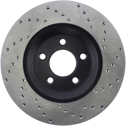 StopTech Power Slot 05-10 Mustang GT V8-4.6L Front Right Drilled Rotor thumbnail 7