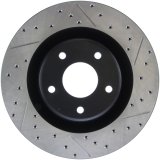 StopTech Power Slot 05-07 Cadillac XLR / 06-09 Chevy Corvette Front Left Drilled & Slotted Rotors thumbnail 1