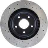 StopTech Power Slot 05-07 Cadillac XLR / 06-09 Chevy Corvette Front Left Drilled & Slotted Rotors thumbnail 7