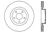 StopTech Power Slot 05-07 Cadillac XLR / 06-09 Chevy Corvette Front Left Drilled & Slotted Rotors thumbnail 9