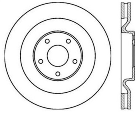 StopTech Power Slot 06-10 Corvette (Z06) / 10 Corvette Grand Sport Front Left Slotted CRYO Rotor thumbnail 1
