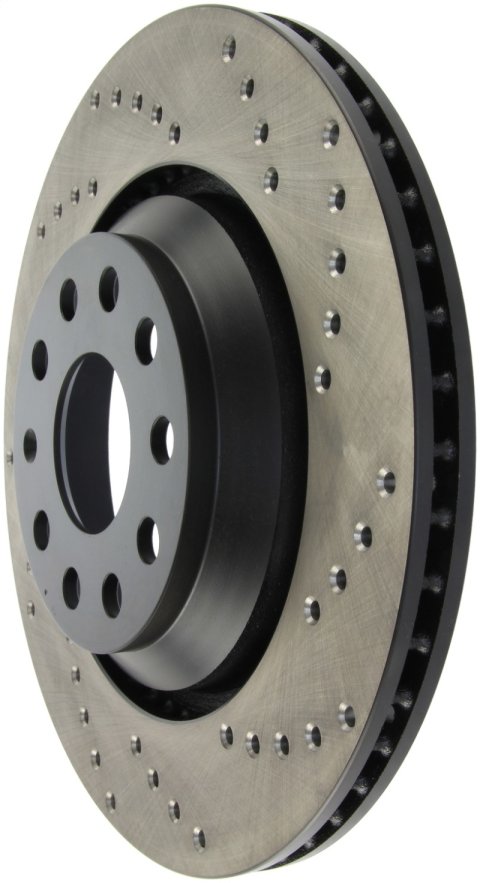 StopTech 09-13 VW CC 3.6L VR6 / 08-09 & 12 Golf R/Golf R32 Drilled Left Rear Rotor thumbnail 5