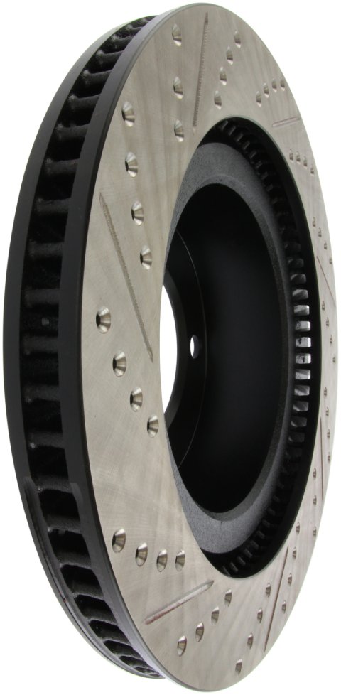 StopTech 07-09 Toyota Tundra / 08-09 Toyota Sequoia Front Left Slotted & Drilled Rotor thumbnail 1