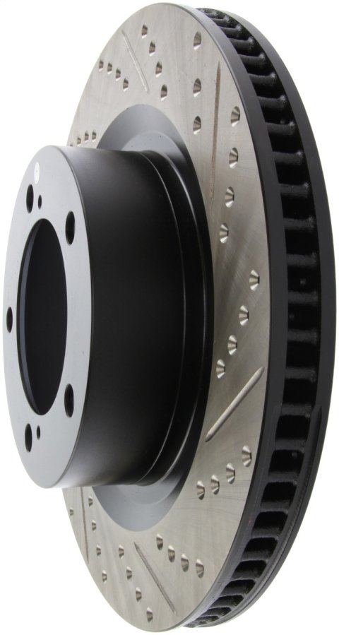 StopTech 07-09 Toyota Tundra / 08-09 Toyota Sequoia Front Left Slotted & Drilled Rotor thumbnail 7
