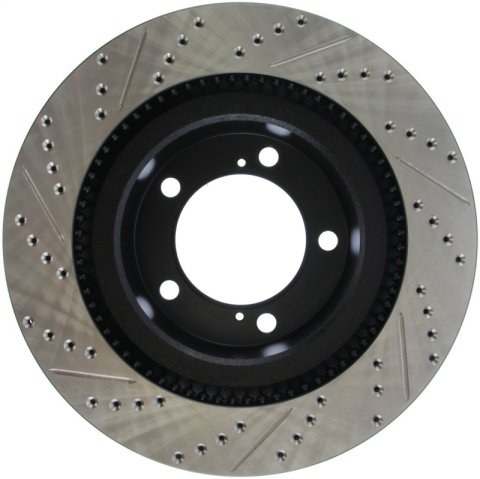StopTech 07-09 Toyota Tundra / 08-09 Toyota Sequoia Front Left Slotted & Drilled Rotor thumbnail 9