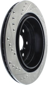 StopTech 07-10 GMC Sierra (w/ Rear Drum) / 07-09 GMC Yukon Rear Left Slotted & Drilled Rotor thumbnail 6
