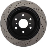 StopTech 07-10 GMC Sierra (w/ Rear Drum) / 07-09 GMC Yukon Rear Left Slotted & Drilled Rotor thumbnail 8