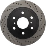StopTech 05-10 GMC Sierra (w/ Rear Drum) / 07-09 GMC Yukon Rear Right Slotted & Drilled Rotor thumbnail 2