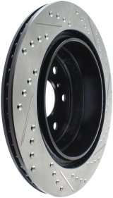 StopTech 05-10 GMC Sierra (w/ Rear Drum) / 07-09 GMC Yukon Rear Right Slotted & Drilled Rotor thumbnail 6