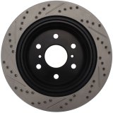 StopTech 05-10 GMC Sierra (w/ Rear Drum) / 07-09 GMC Yukon Rear Right Slotted & Drilled Rotor thumbnail 8