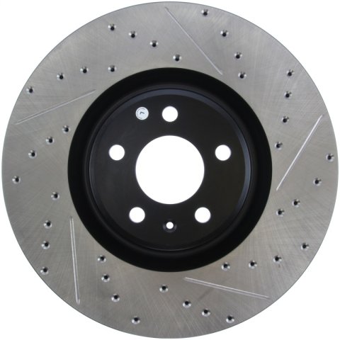 StopTech Slotted & Drilled Sport Brake Rotor thumbnail 1