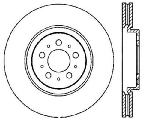 StopTech Slotted & Drilled Sport Brake Rotor thumbnail 2