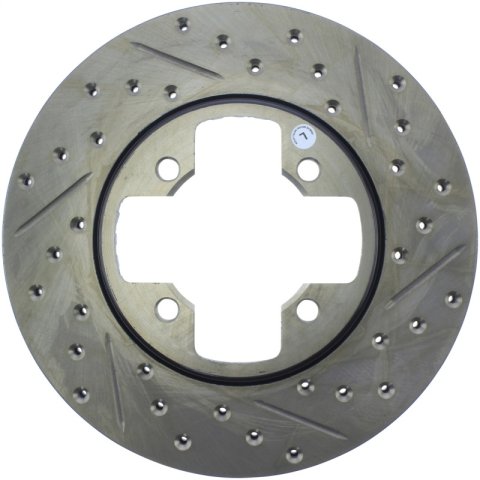 StopTech Slotted & Drilled Sport Brake Rotor thumbnail 1