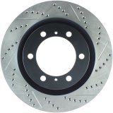 StopTech Slotted & Drilled Sport Brake Rotor thumbnail 1