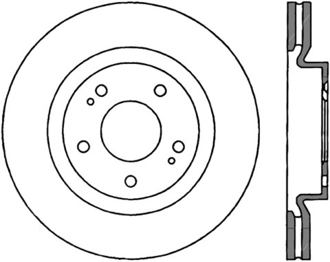 StopTech Slotted & Drilled Sport Brake Rotor thumbnail 3